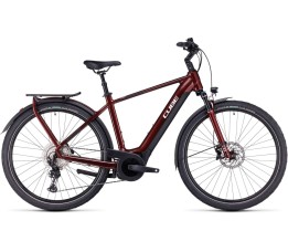 Cube Touring Hybrid Exc 625 Red/white 2023, Red/white